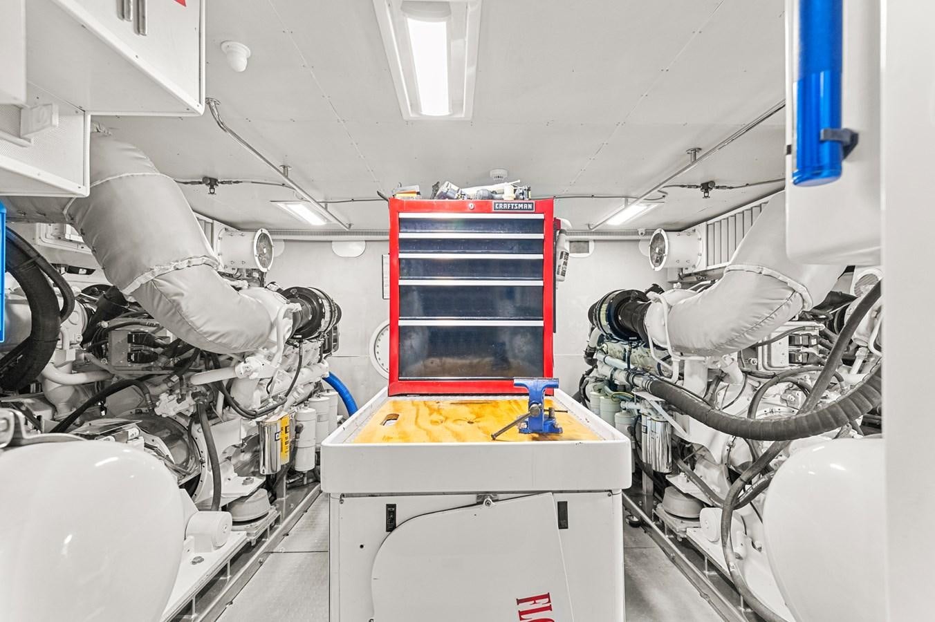 a machine in a room aboard SEAS TO SEE Yacht for Sale