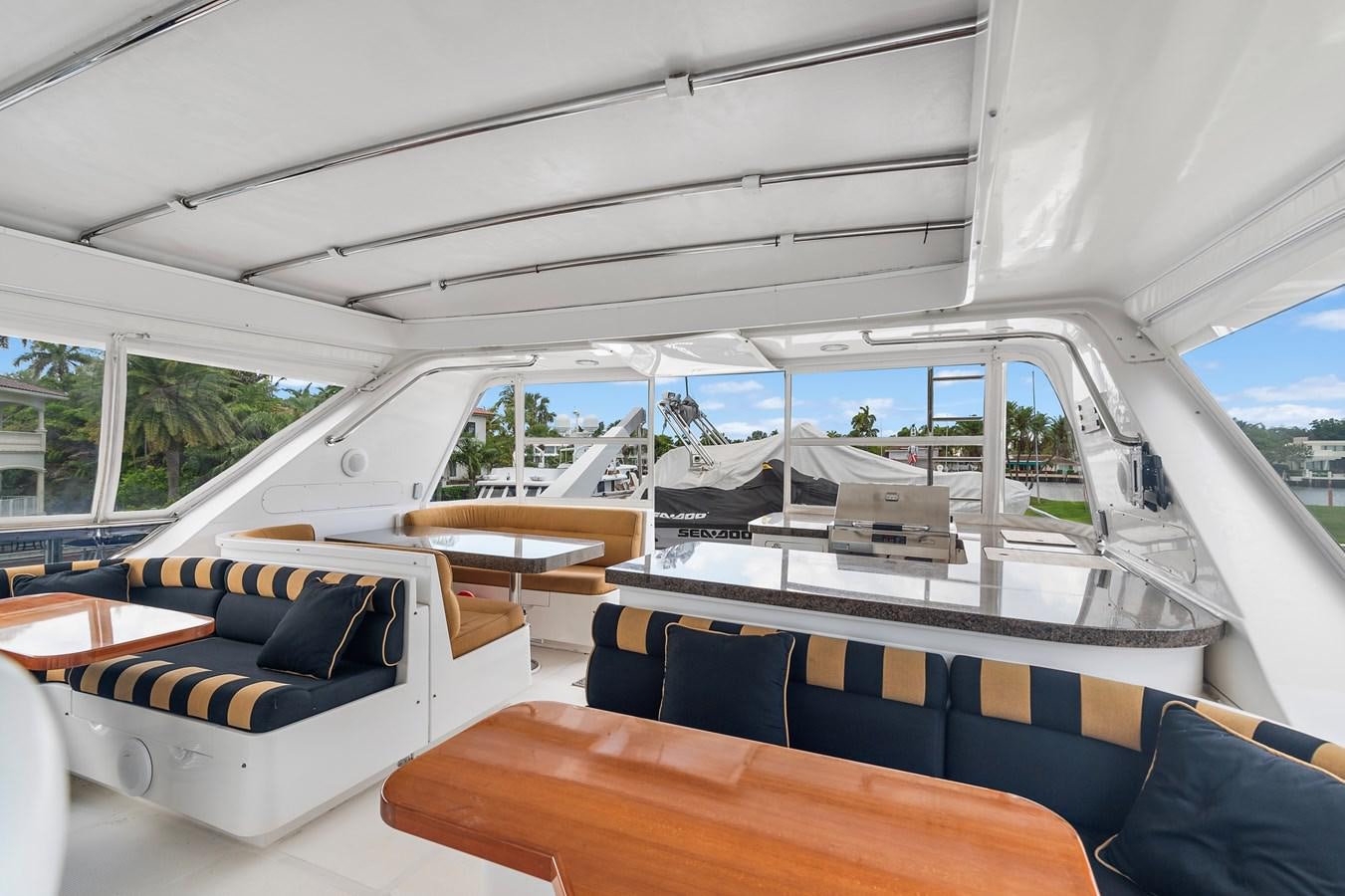 inside of a boat aboard SEAS TO SEE Yacht for Sale