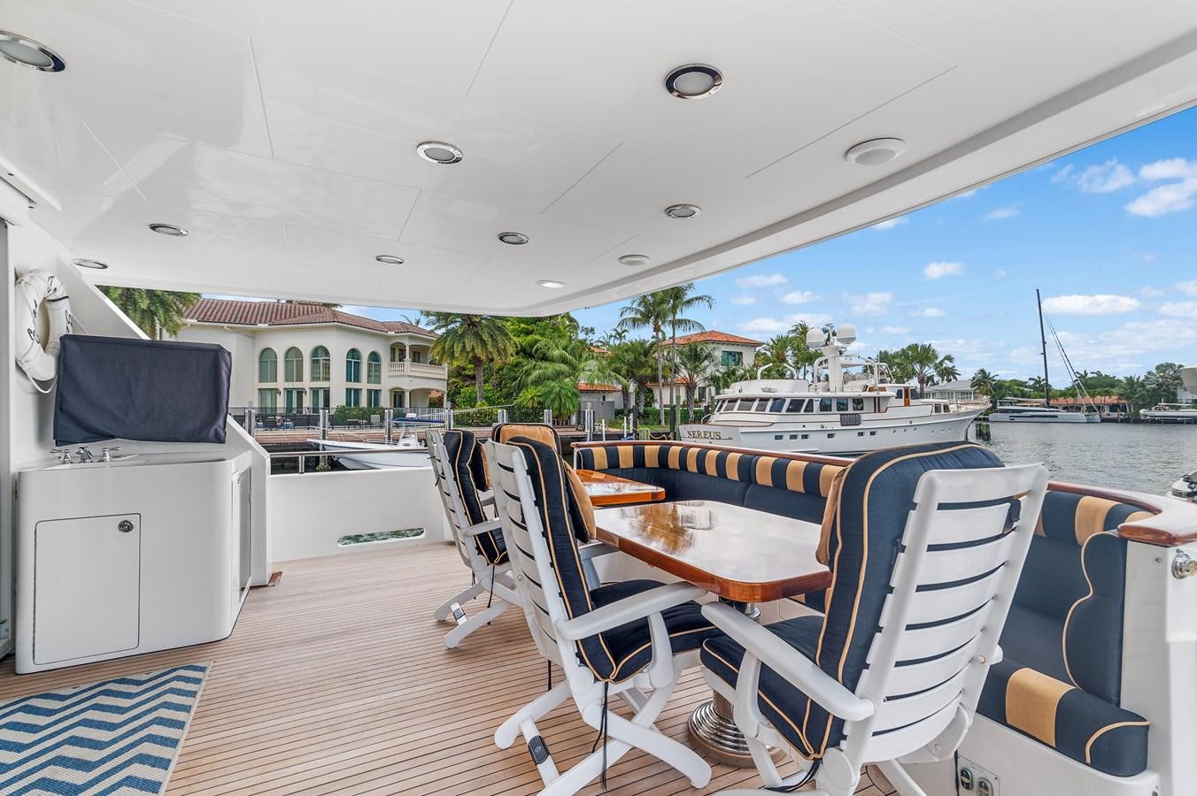 a boat on the water aboard SEAS TO SEE Yacht for Sale