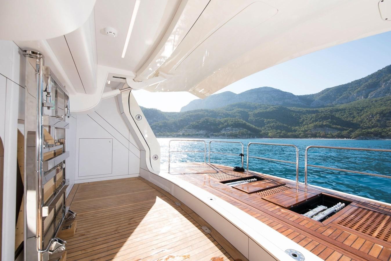 a boat on a body of water aboard SANDRO Yacht for Sale