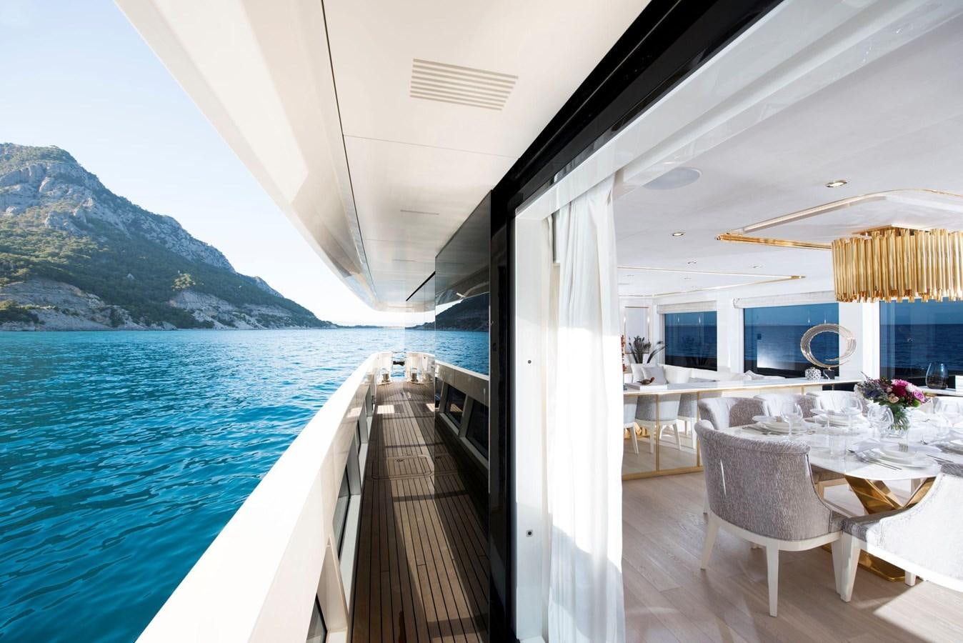 a boat on the water aboard SANDRO Yacht for Sale