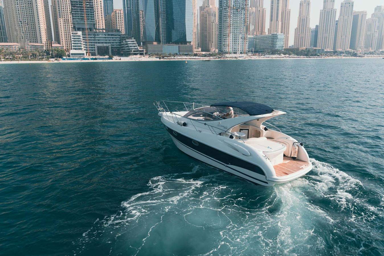 a boat on the water aboard 2009 ATLANTIS 315 Yacht for Sale