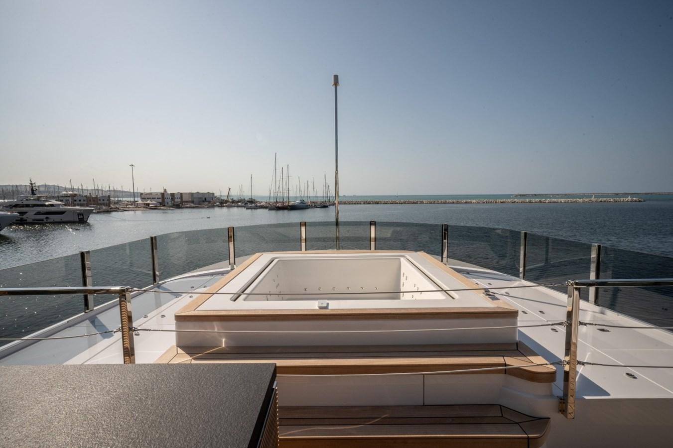 a boat on a body of water aboard CUSTOM LINE NAVETTA 42/11 Yacht for Sale