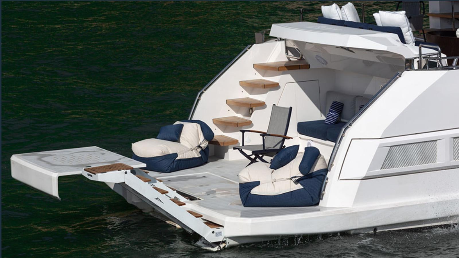a boat on the water aboard OKEAN 80/01 Yacht for Sale