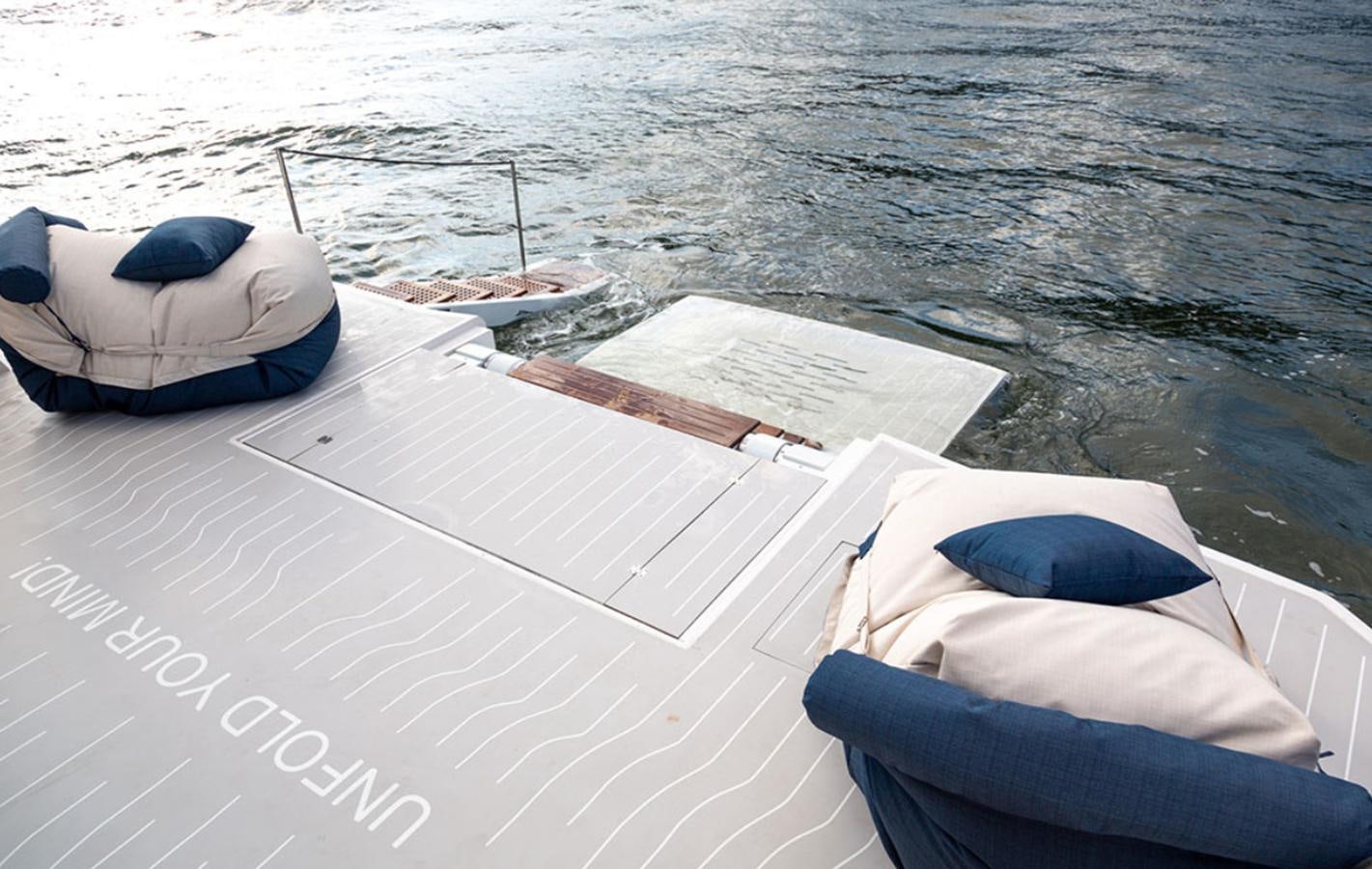 a boat on the water aboard OKEAN 80/01 Yacht for Sale