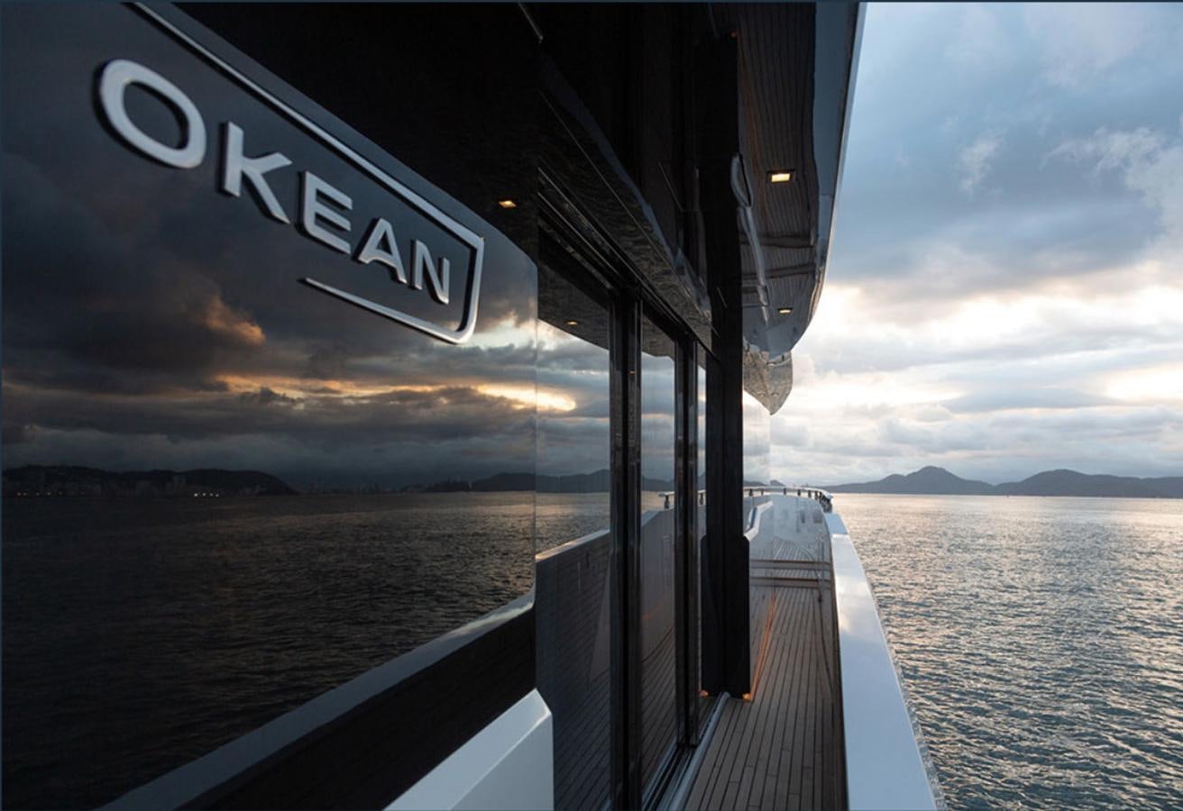 a boat on the water aboard OKEAN 80/01 Yacht for Sale