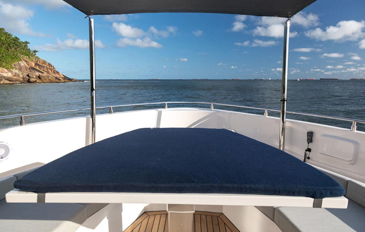 a boat on the water aboard OKEAN 80/01 Yacht for Sale