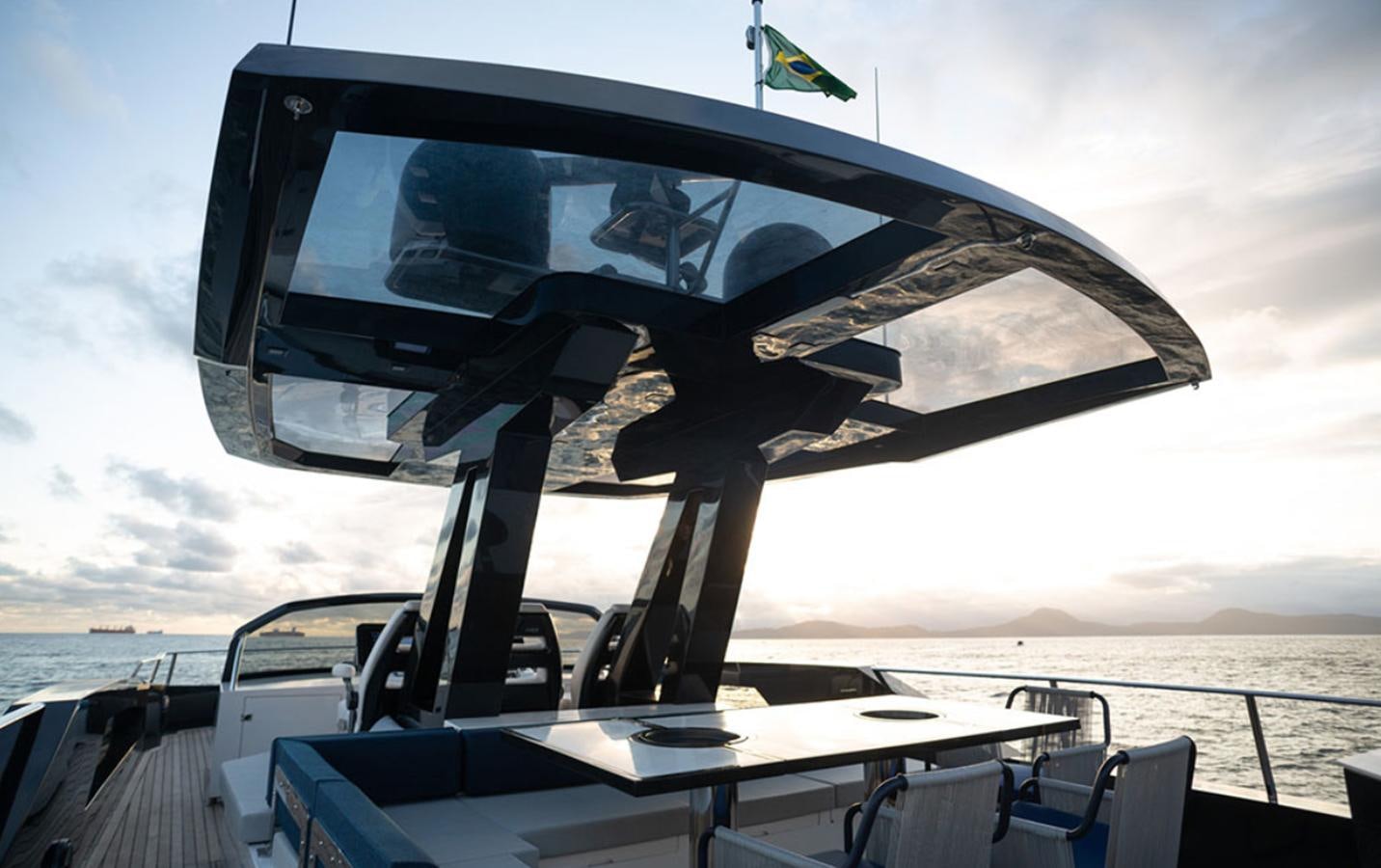 a boat on the water aboard OKEAN 80/01 Yacht for Sale