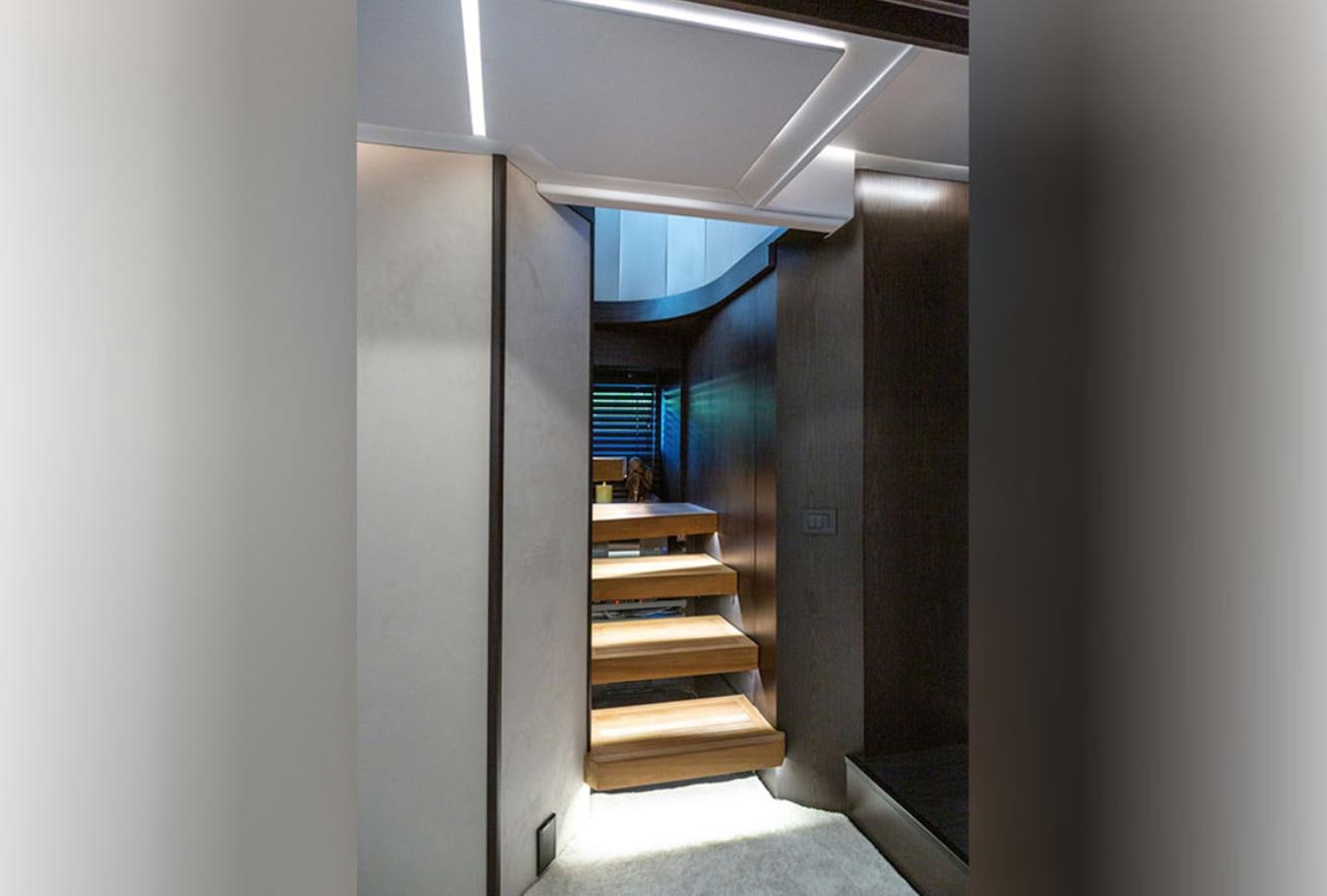 a hallway with a set of doors aboard OKEAN 80/01 Yacht for Sale