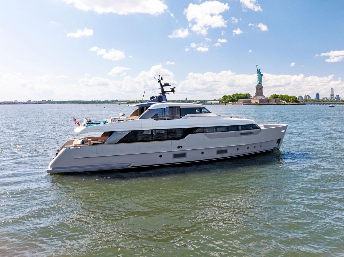 a boat in the water aboard DON'T TELL MOM Yacht for Sale