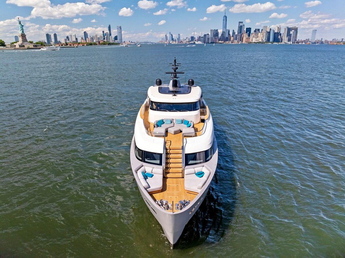 a boat in the water aboard DON'T TELL MOM Yacht for Sale