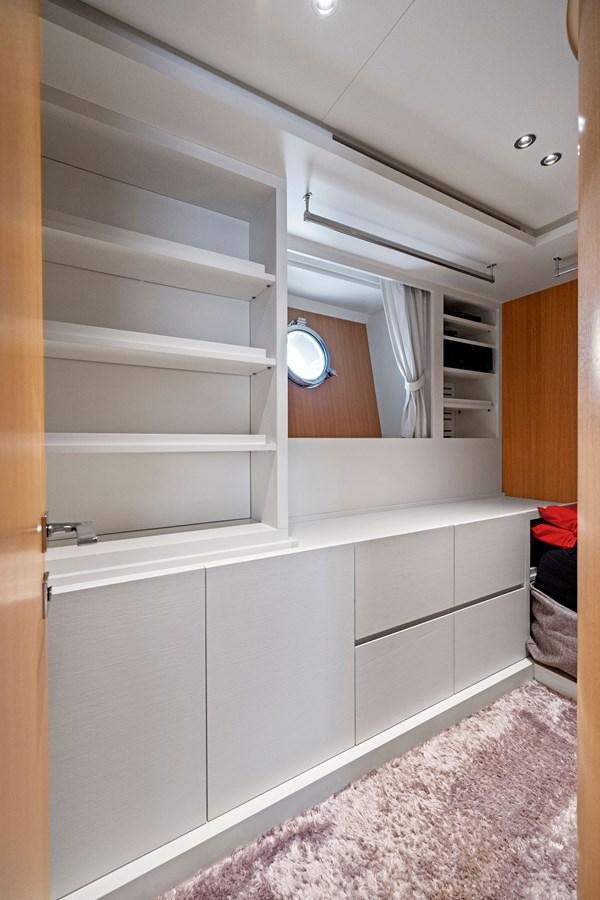 a white cabinet with drawers aboard DON'T TELL MOM Yacht for Sale