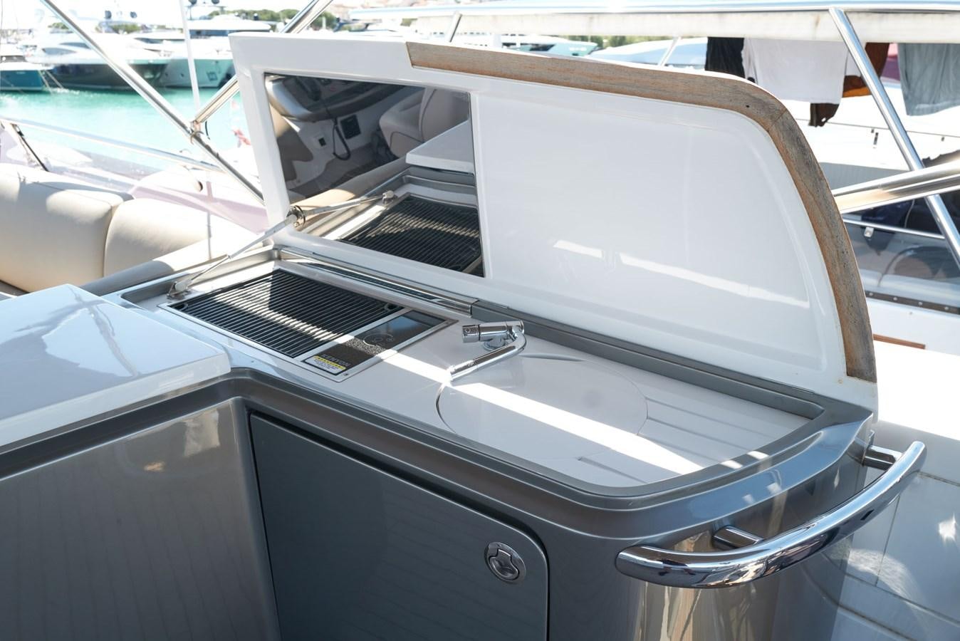 the front of a boat aboard PRINCESS M Yacht for Sale