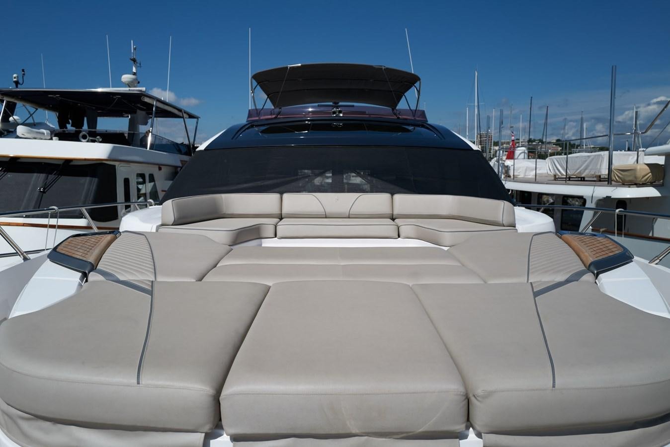 the front of a boat aboard PRINCESS M Yacht for Sale