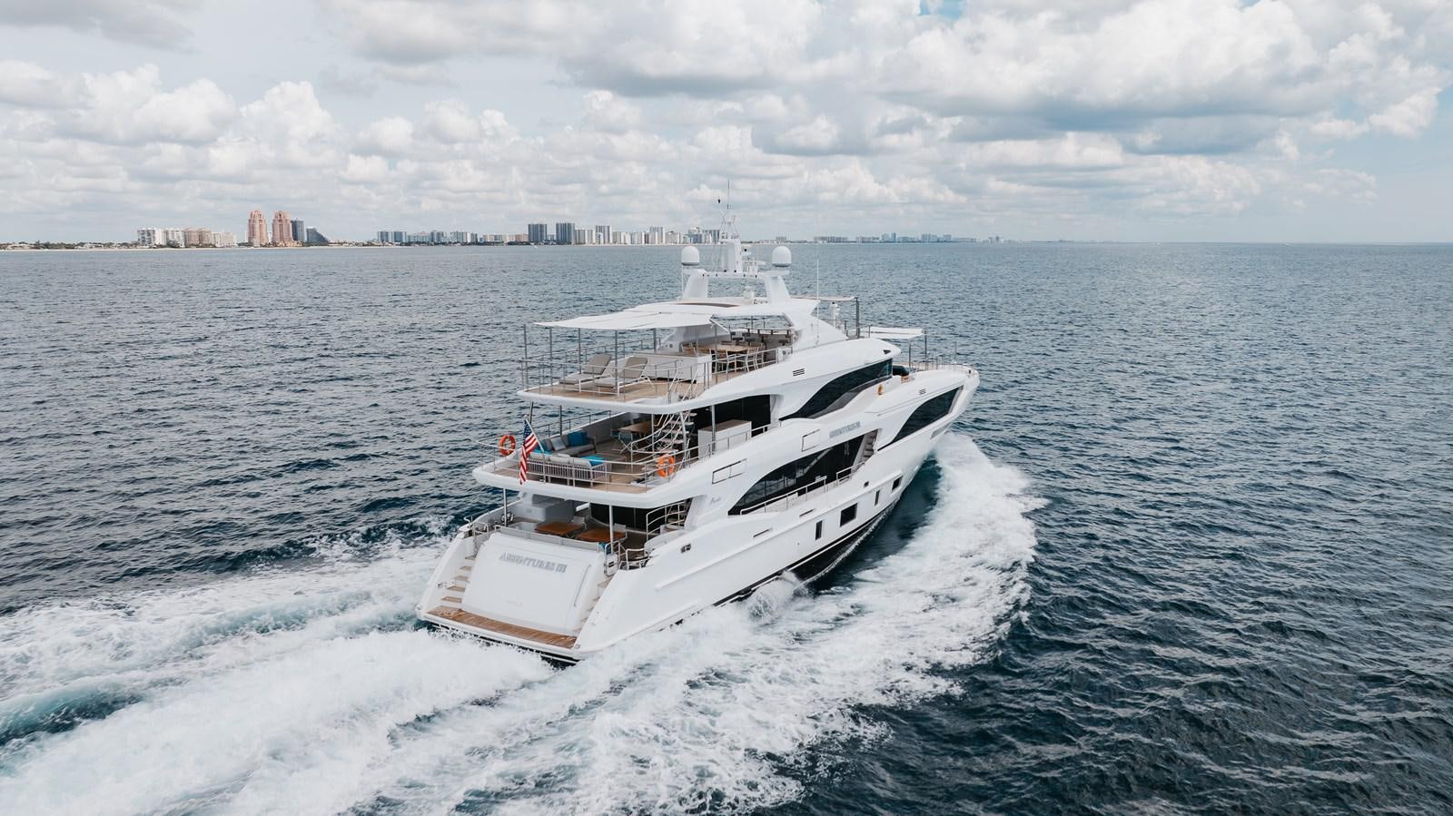 a ship on the water aboard ABBENTURES III Yacht for Sale