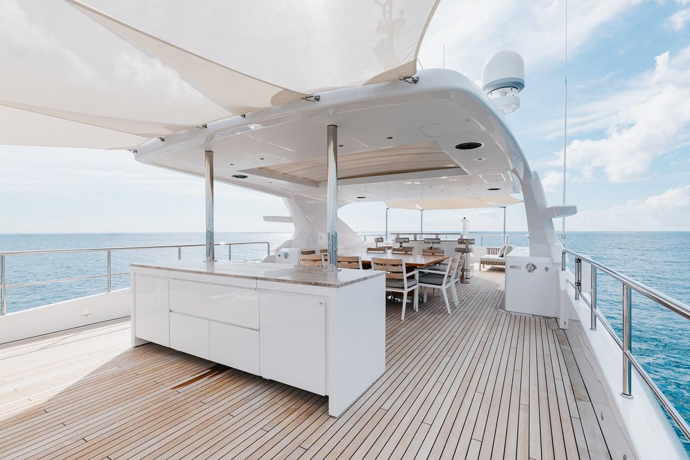 a boat on a body of water aboard ABBENTURES III Yacht for Sale