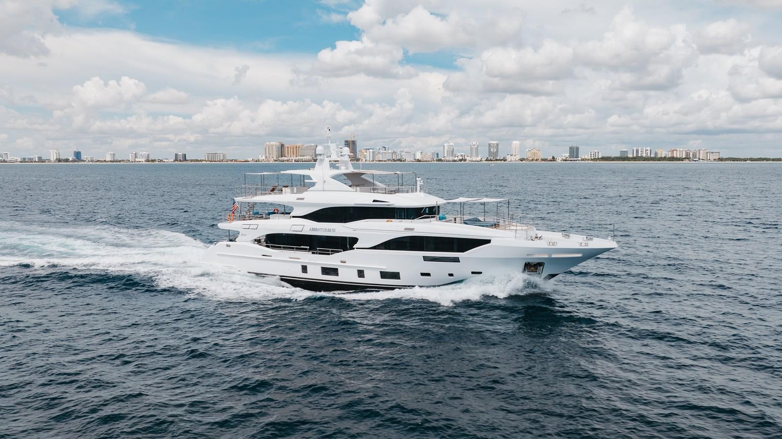 a boat on the water aboard ABBENTURES III Yacht for Sale