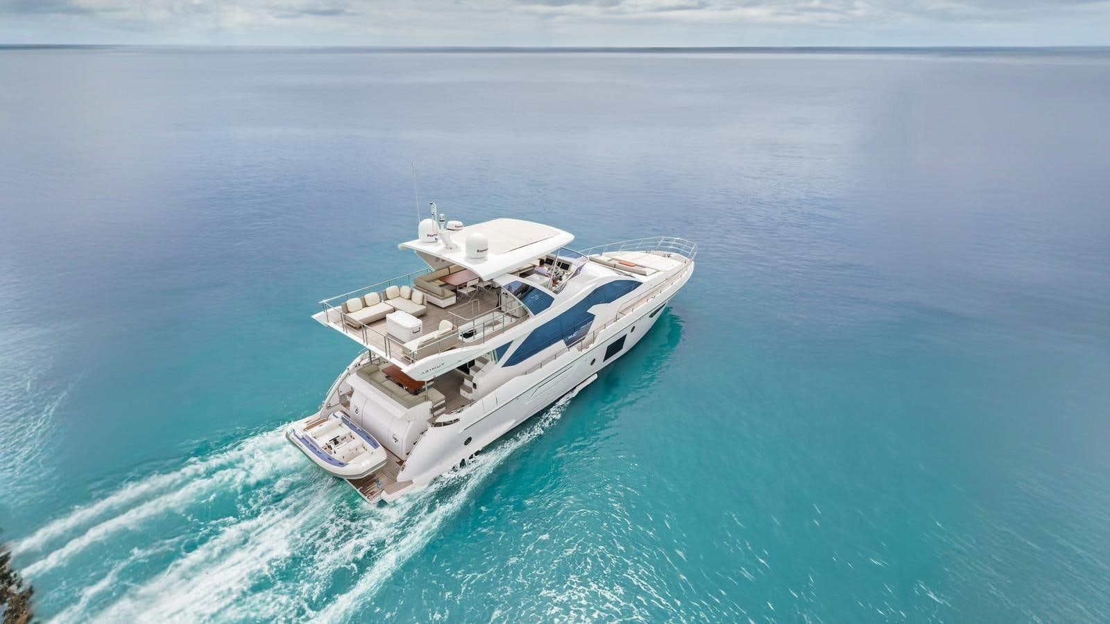 a boat in the water aboard TK Yacht for Sale