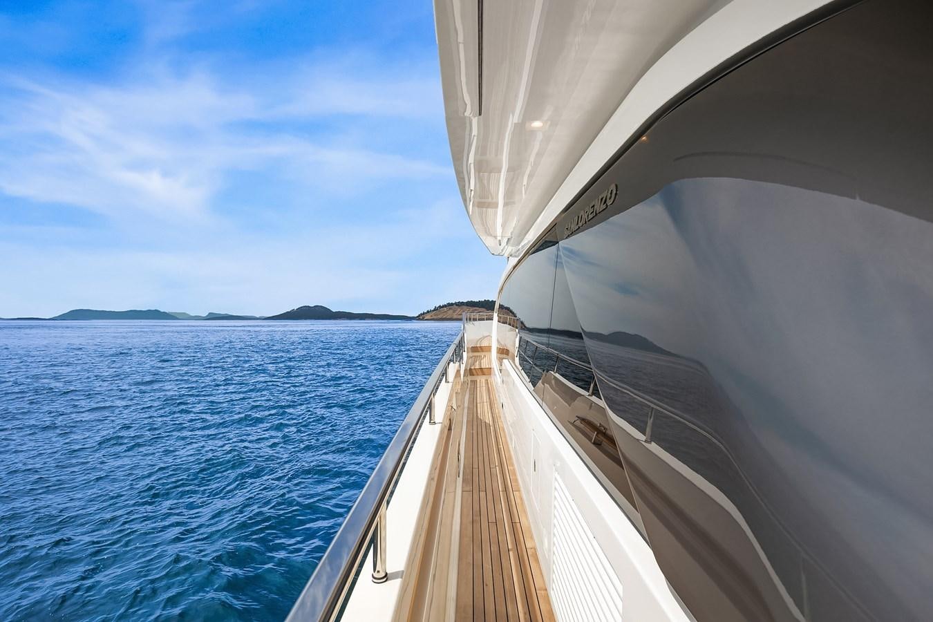 a boat on the water aboard SANLORENZO SX88/81 Yacht for Sale