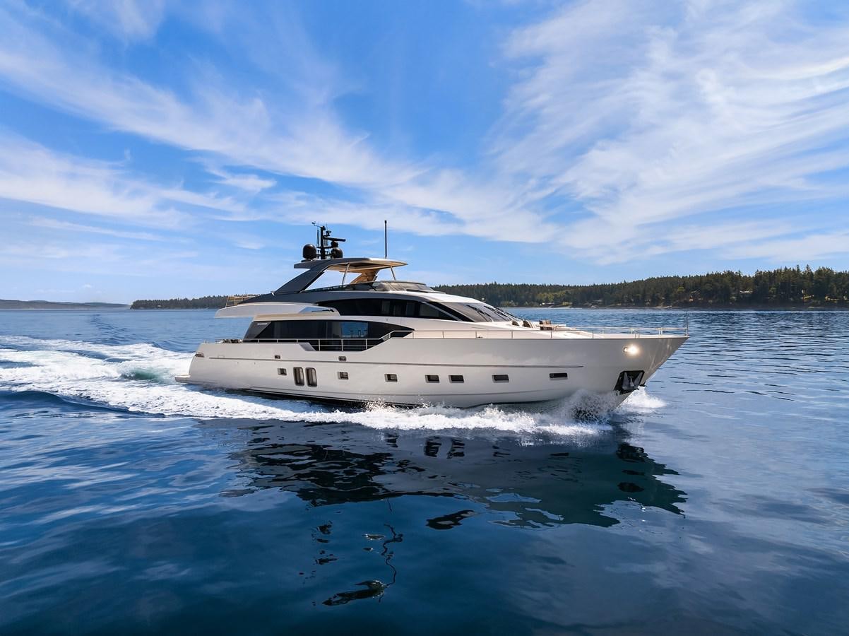 a boat on the water aboard SANLORENZO SX88/81 Yacht for Sale