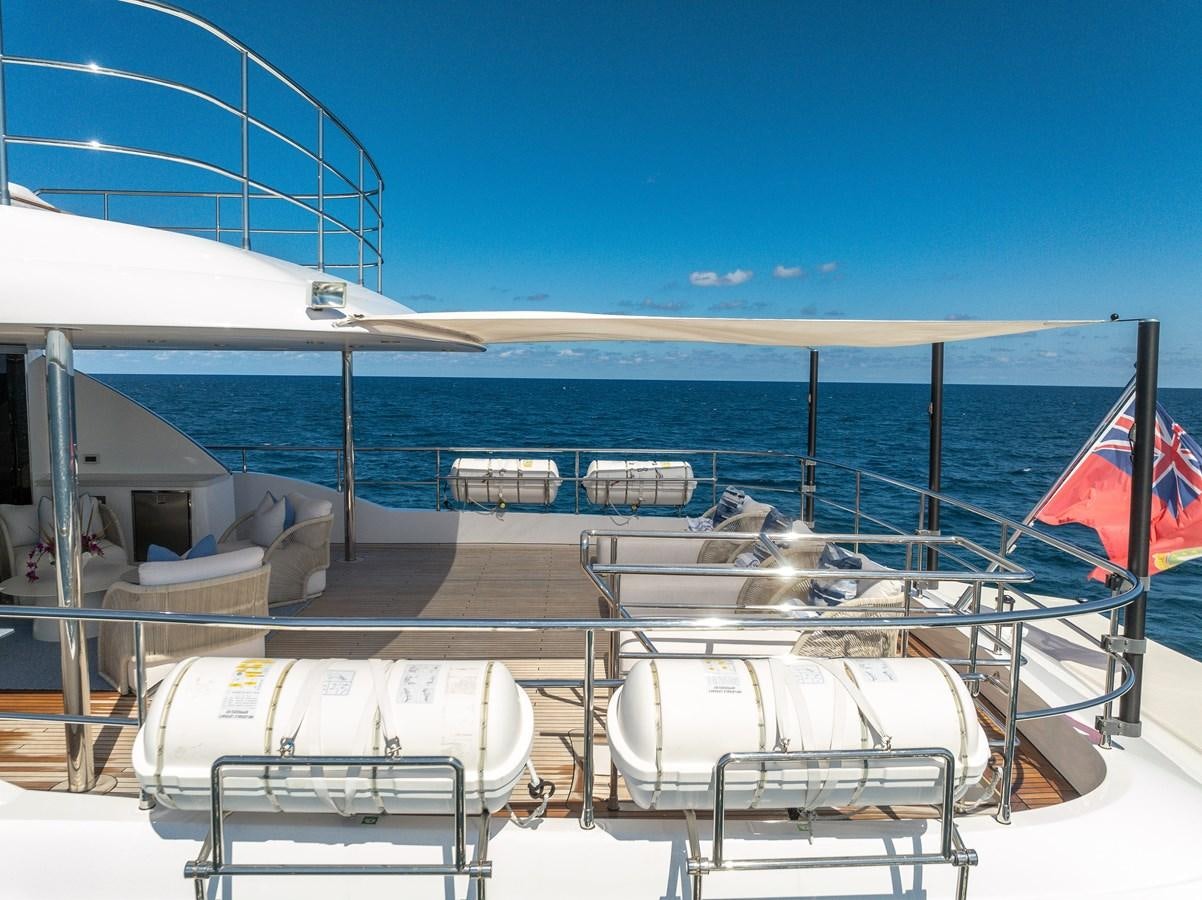 a boat on the water aboard MOONEN ROYAL DENSHIP 120 Yacht for Sale