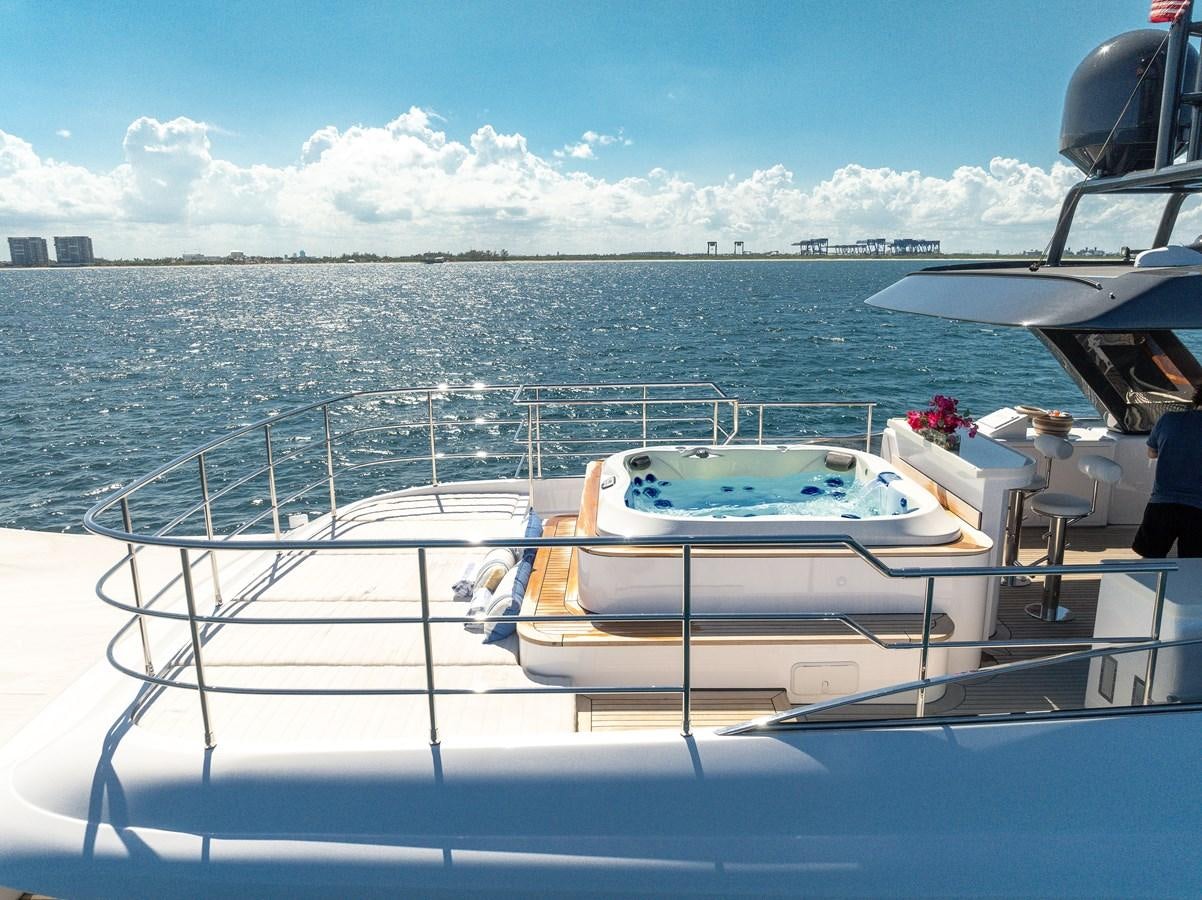 a boat on the water aboard MOONEN ROYAL DENSHIP 120 Yacht for Sale