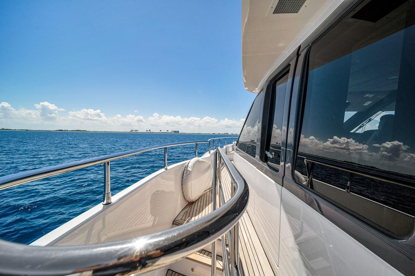 a boat on the water aboard MOONEN ROYAL DENSHIP 120 Yacht for Sale