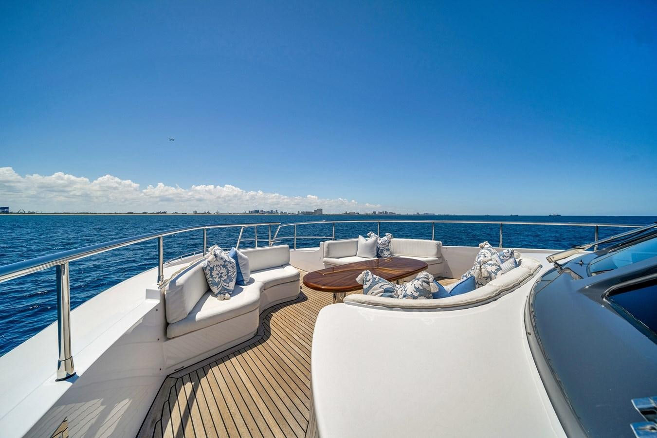 a boat on the water aboard MOONEN ROYAL DENSHIP 120 Yacht for Sale