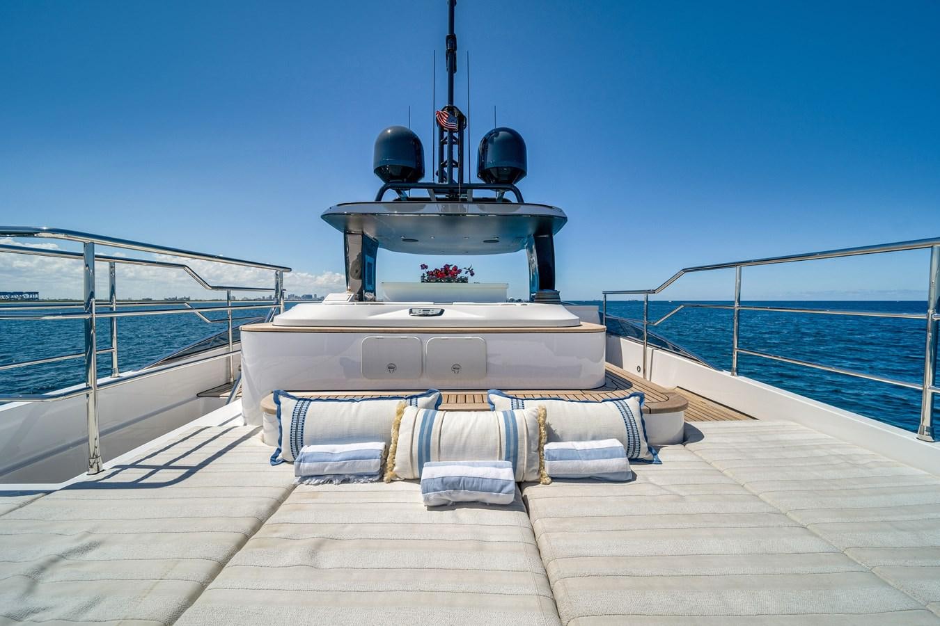 a boat on a dock aboard MOONEN ROYAL DENSHIP 120 Yacht for Sale