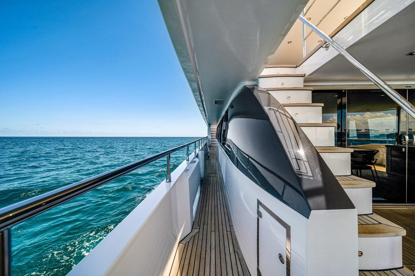 a boat on the water aboard MOONEN ROYAL DENSHIP 120 Yacht for Sale