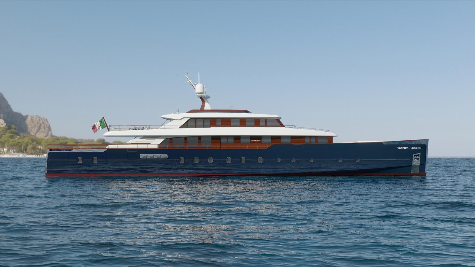 a boat on the water aboard GENTLEMAN 55 Yacht for Sale