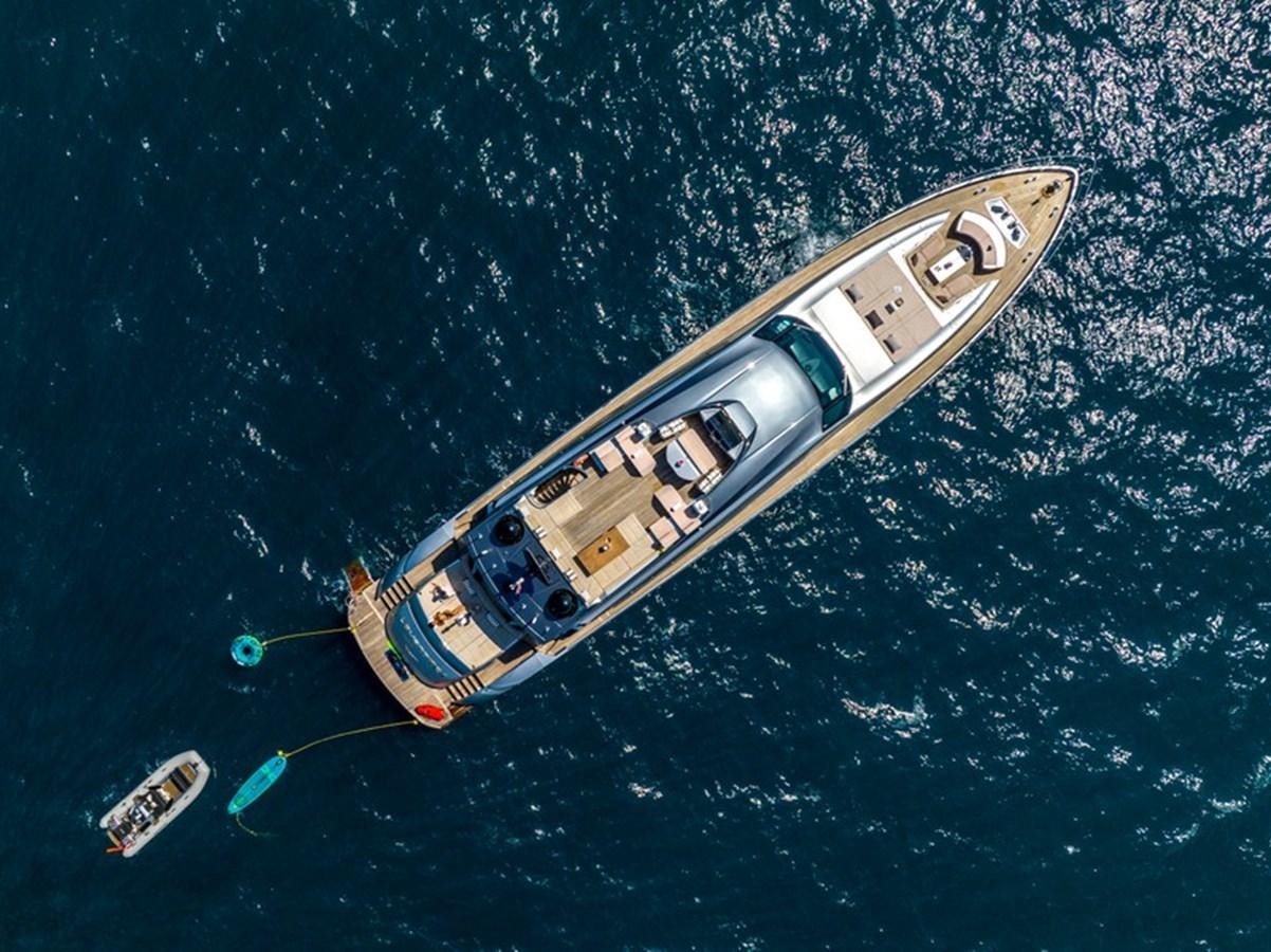 a satellite in space aboard LEVANTINE II Yacht for Sale