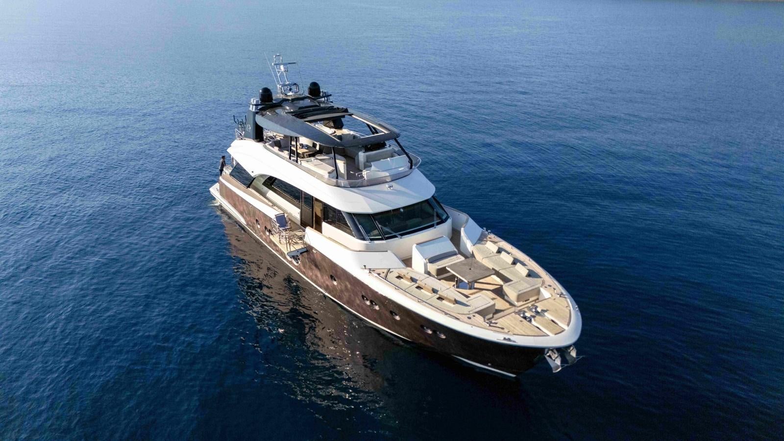 a boat on the water aboard ANDIAMO Yacht for Sale