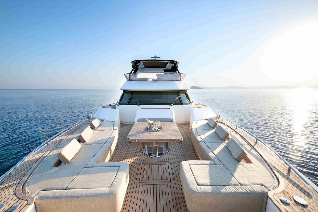 a boat on a dock aboard ANDIAMO Yacht for Sale