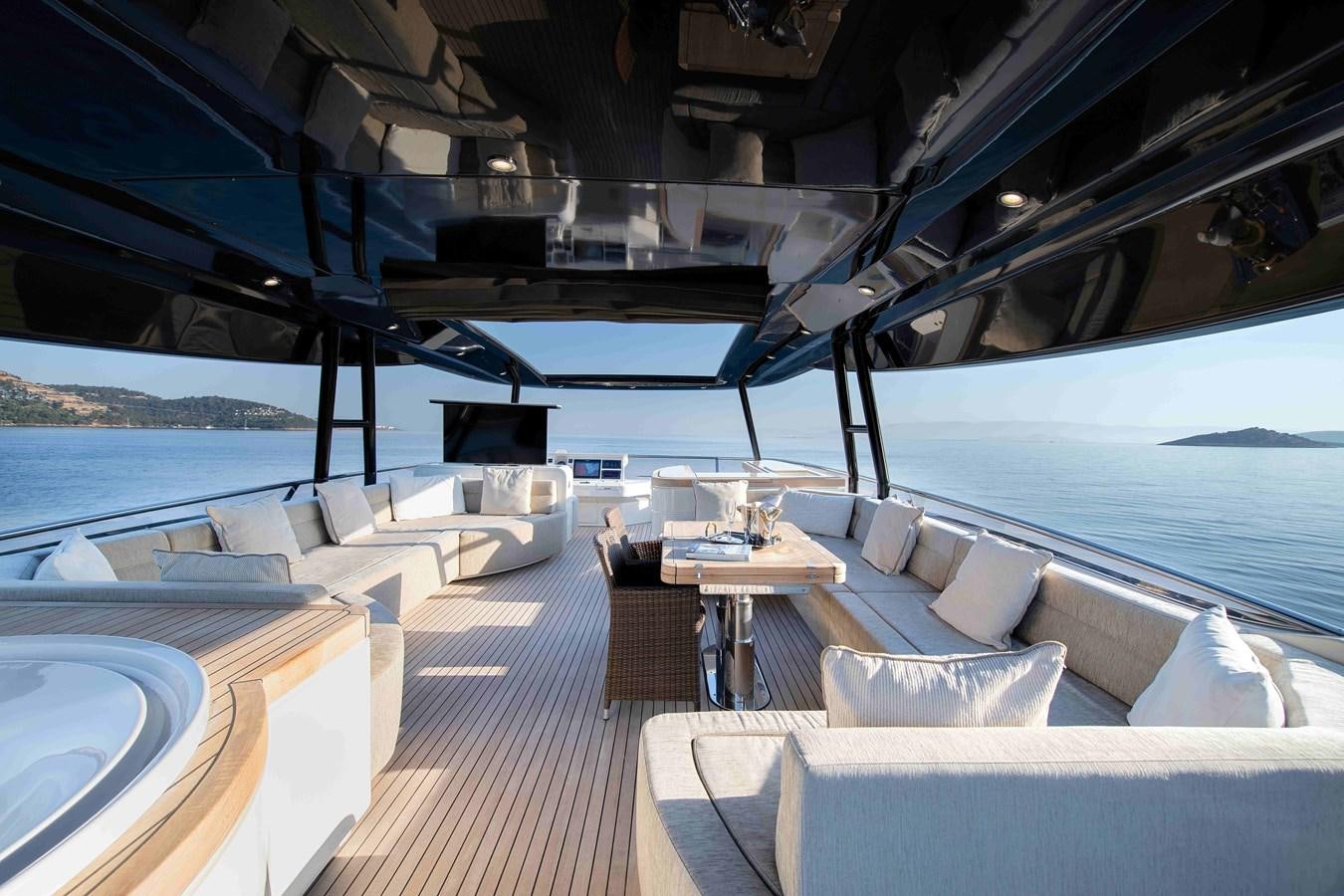 a boat on the water aboard ANDIAMO Yacht for Sale