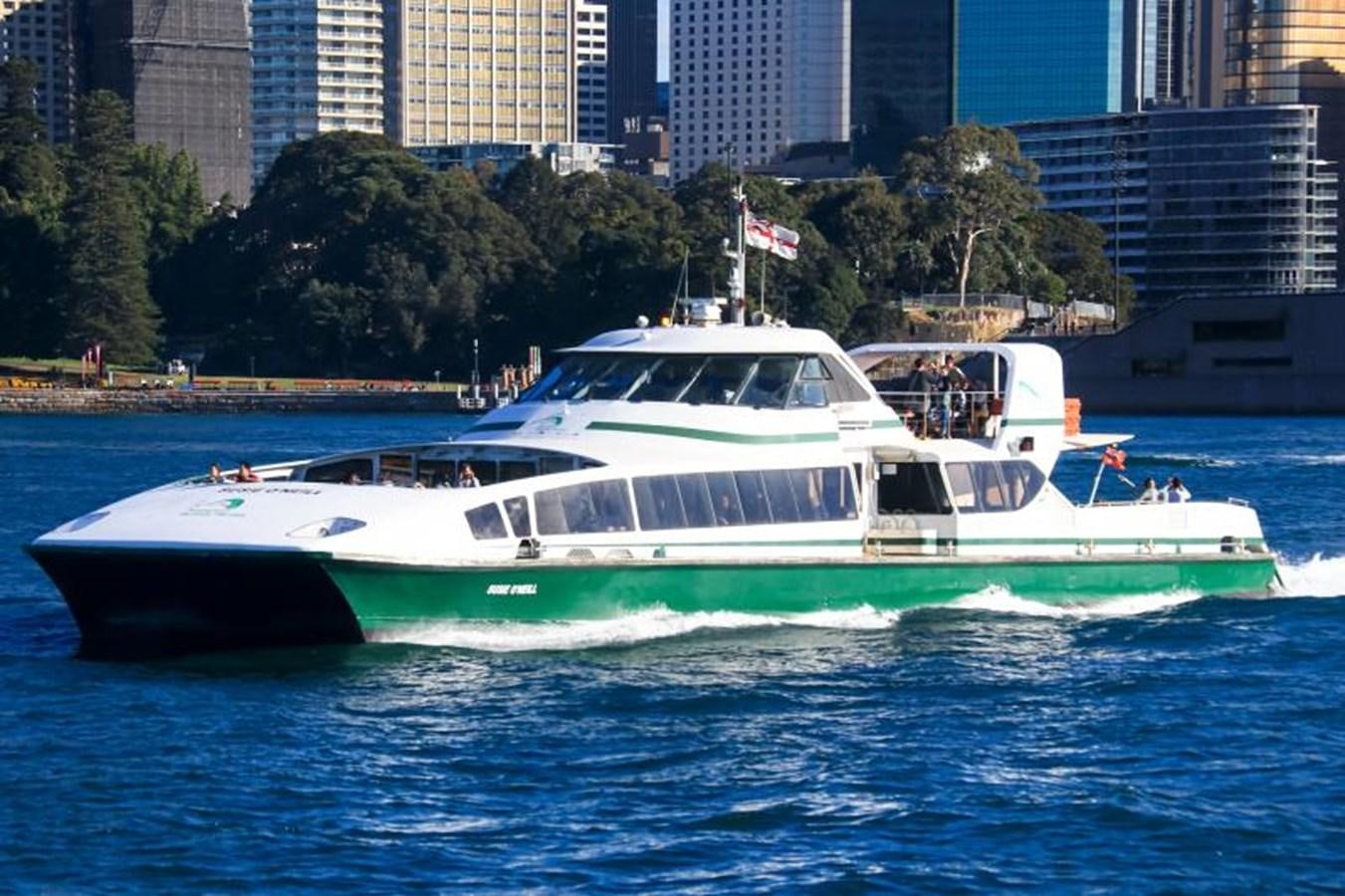 a boat on the water aboard 2000 SYDNEY SUPERCAT Yacht for Sale