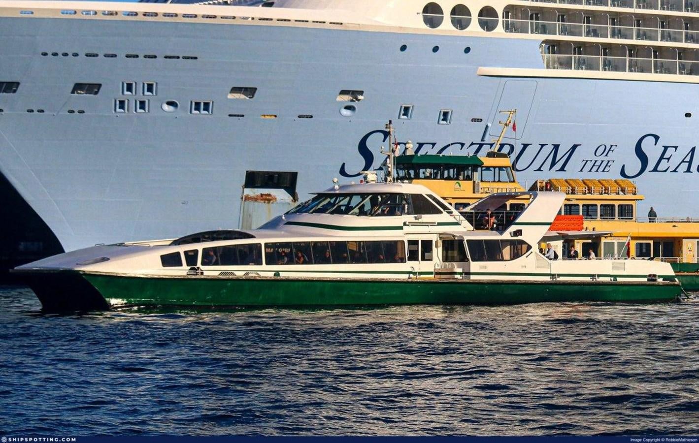 a boat on the water aboard 2000 SYDNEY SUPERCAT Yacht for Sale