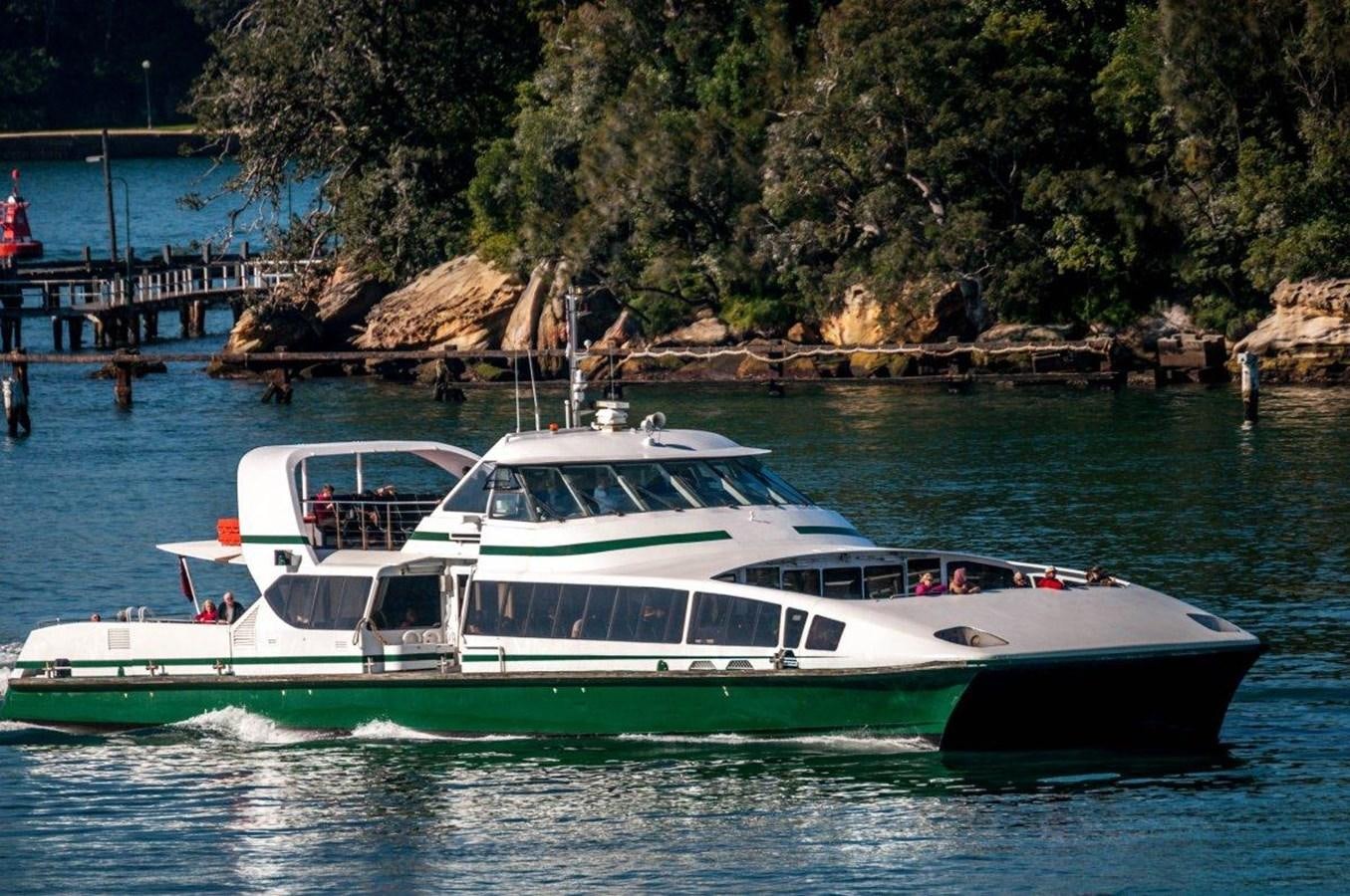 a boat on the water aboard 2000 SYDNEY SUPERCAT Yacht for Sale