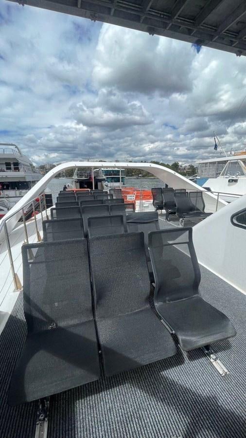 seats on a boat aboard 2000 SYDNEY SUPERCAT Yacht for Sale