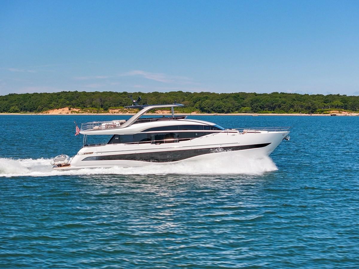 a boat on the water aboard RAW BAR Yacht for Sale