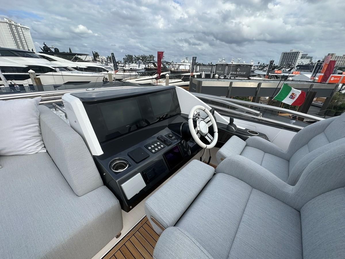 a car parked in a parking lot aboard SUNSET 8 Yacht for Sale