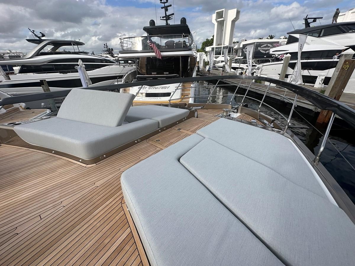 a deck of a boat aboard SUNSET 8 Yacht for Sale