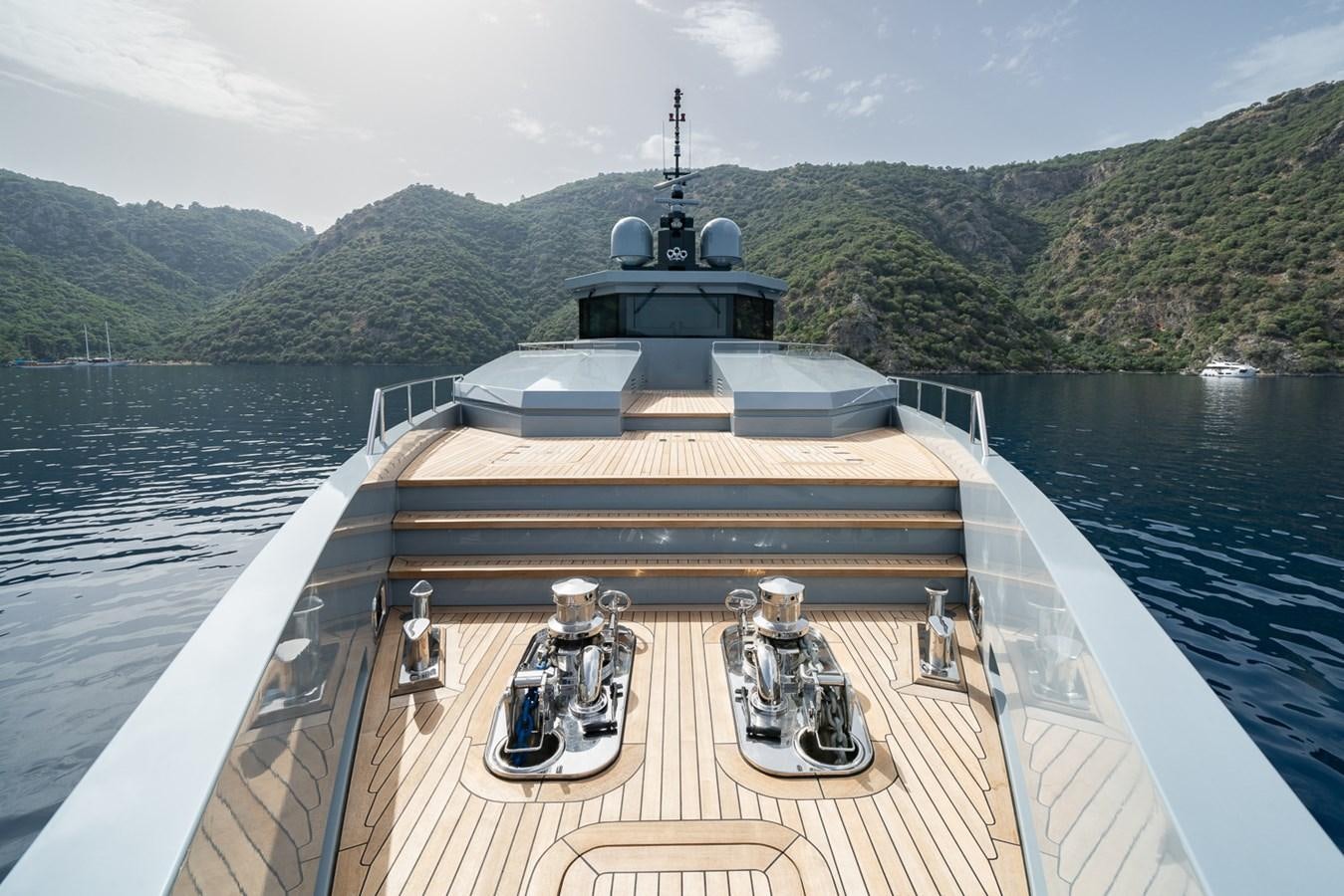 a boat on the water aboard ESOSH Yacht for Sale