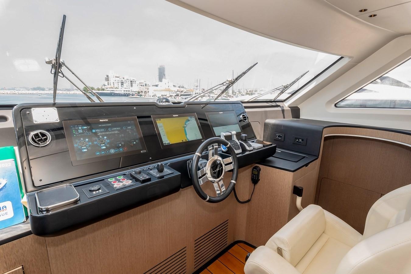 inside of a car aboard BREEZE Yacht for Sale