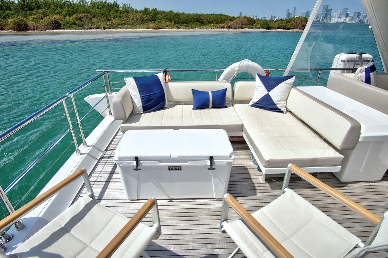 a boat on the water aboard GRATITUDE Yacht for Sale