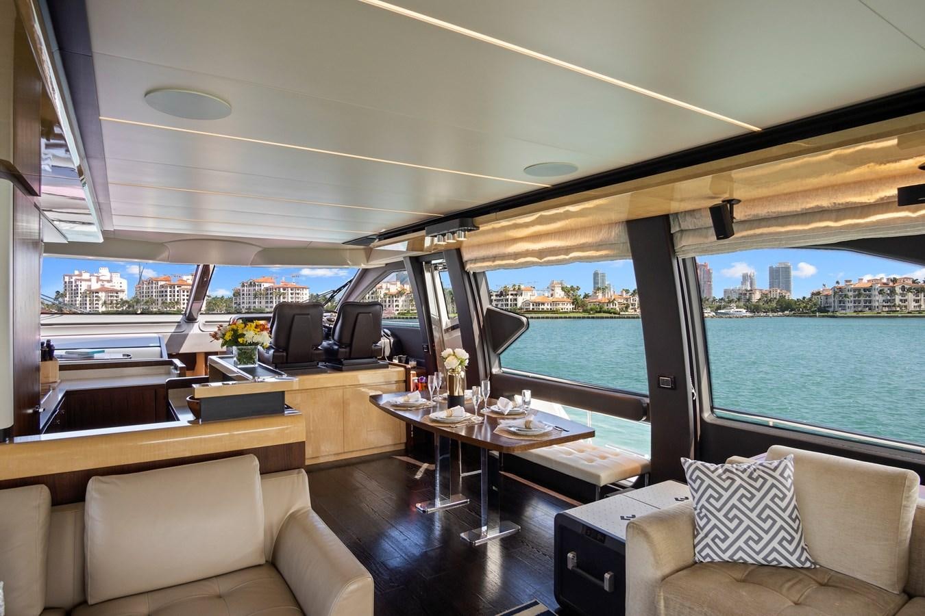 inside of a boat aboard GRATITUDE Yacht for Sale