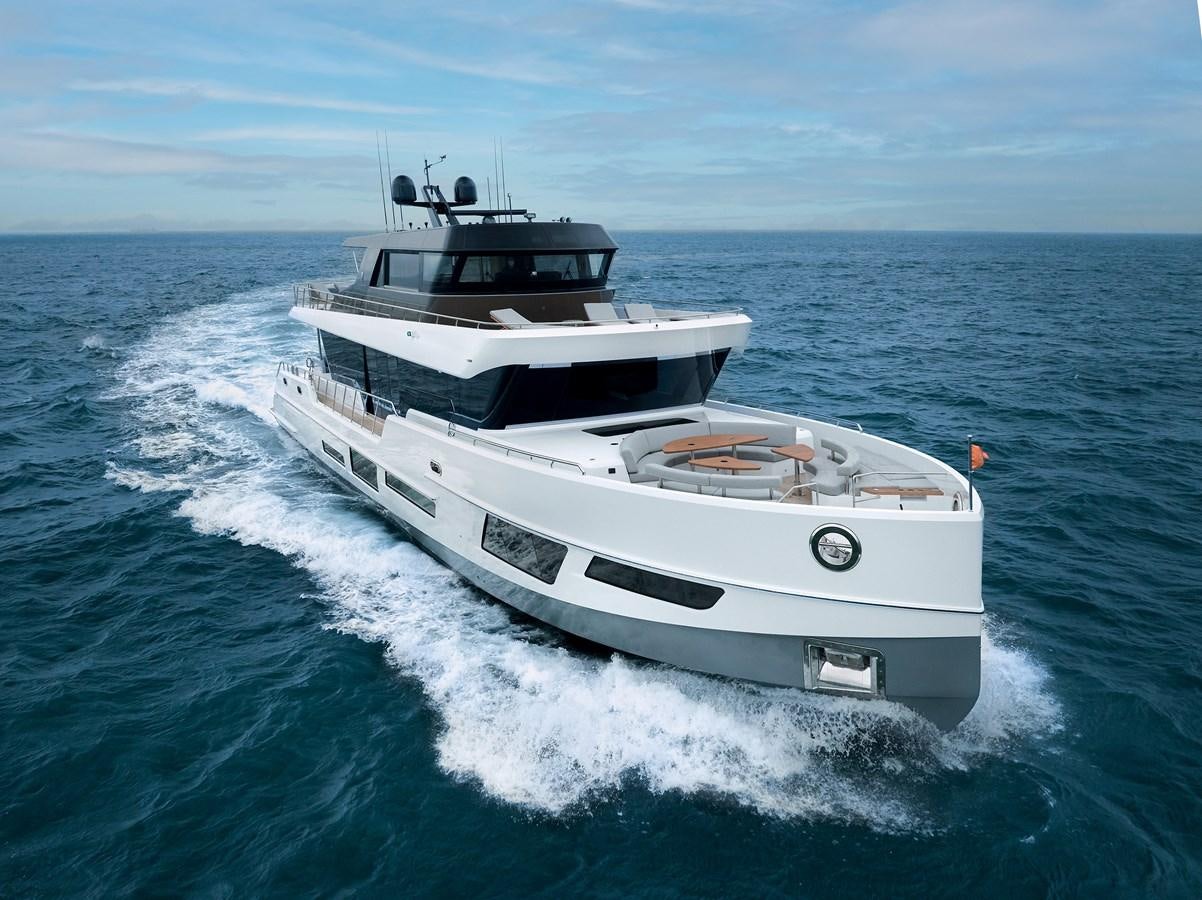 a boat on the water aboard CLX96/01 Yacht for Sale