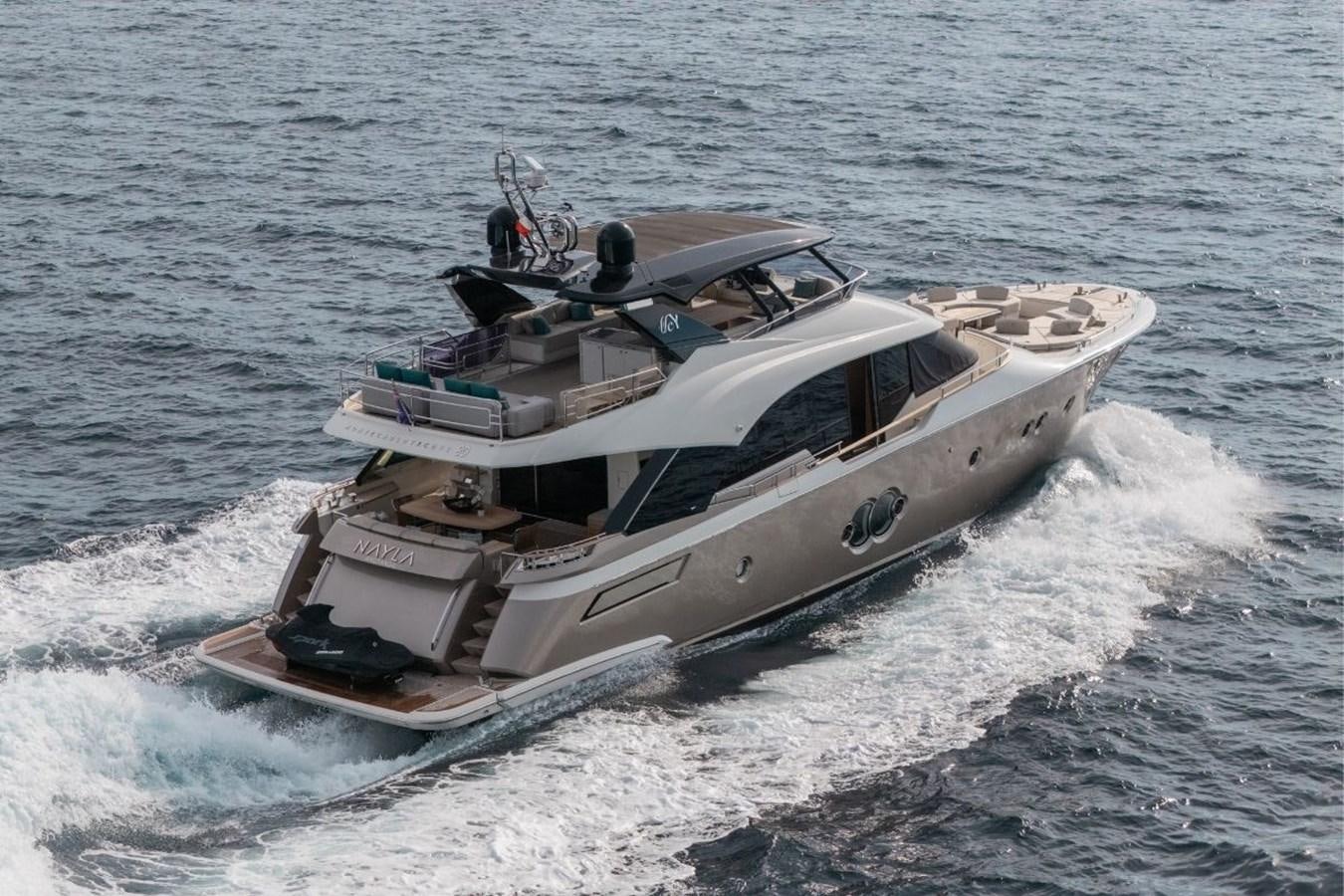 a boat on the water aboard NAYLA Yacht for Sale