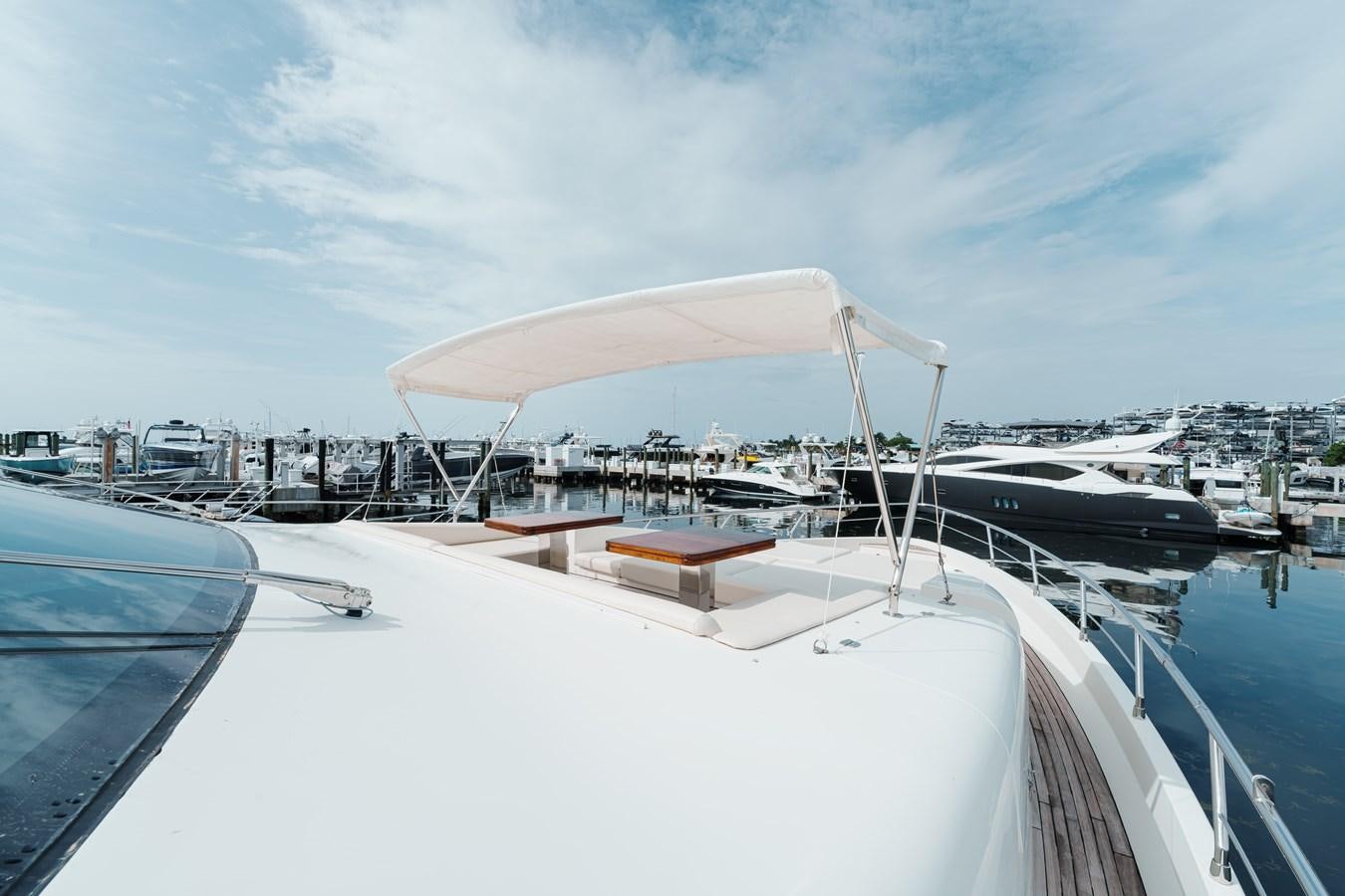 a boat on the water aboard AZIMUT 85 FLY Yacht for Sale