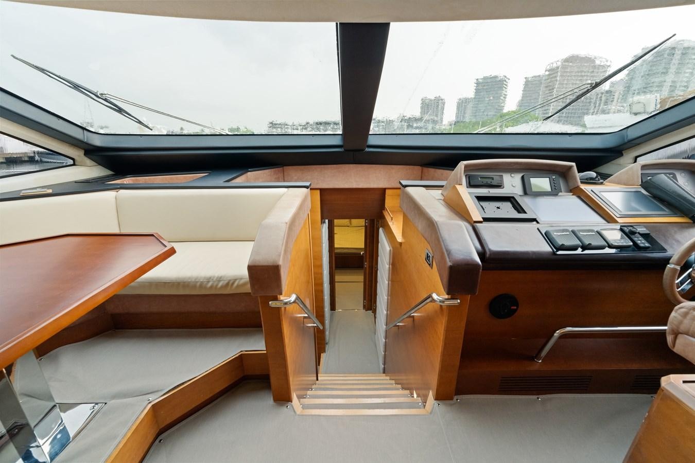 inside of a boat aboard AZIMUT 85 FLY Yacht for Sale